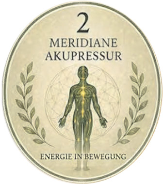 Grafik für den Seminarteil 2: Meridiane Akupressur