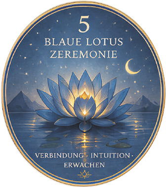 Grafik für den Seminarteil 5: Blaue Lotus Zeremonie